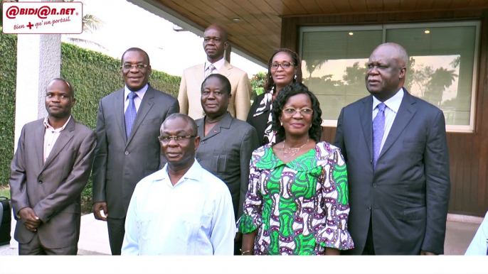 Politique/ Visite de Affi N'Guessan, Président du FPI chez le Président du PDCI Henri Konan Bédié