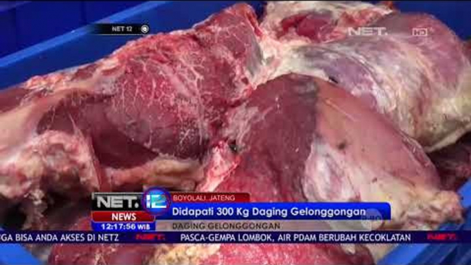 Pedagang Daging Sapi Ditangkap Diduga Selundupkan Daging Gelonggongan-NET12