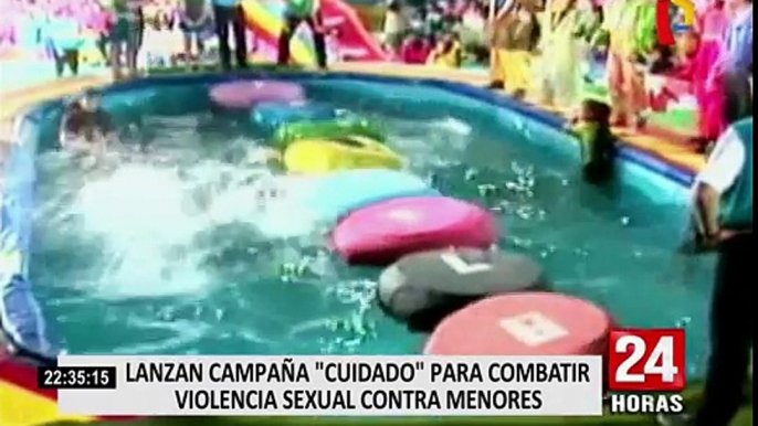 Lanzan campaña ‘Cuidado’ para prevenir violencia sexual contra menores de edad