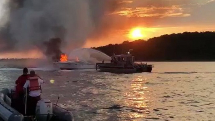 Five Rescued From Boat Fire in Massachusetts