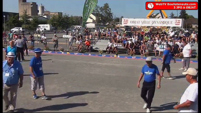 National d'Objat 2018 à pétanque : Finale Quintais VS Fazzino