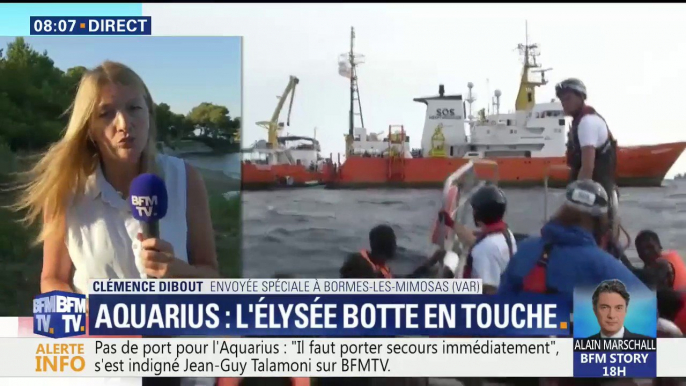 Accueil de l'Aquarius: l'Élysée botte en touche