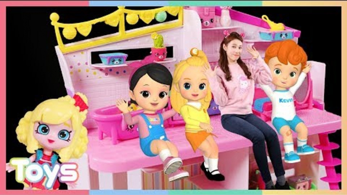 캐리와 꼬마 친구들의 샾킨즈[Shopkins] 해피플레이스와 해피데코 장난감 놀이ㅣ캐리와장난감친구들