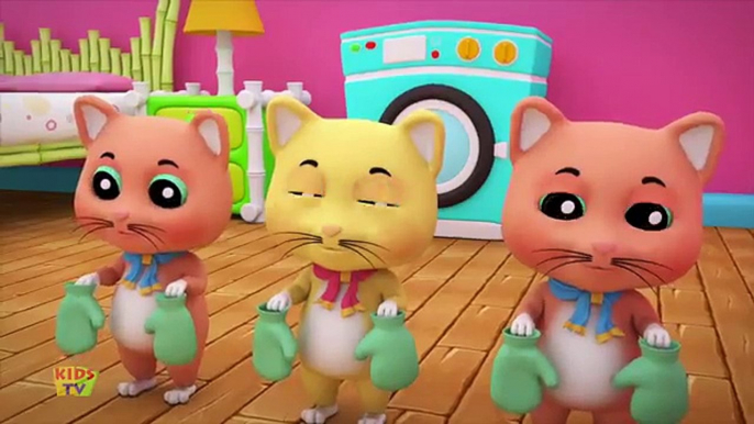 Three Little Kittens | Kindergarten Nursery Rhymes For Kids