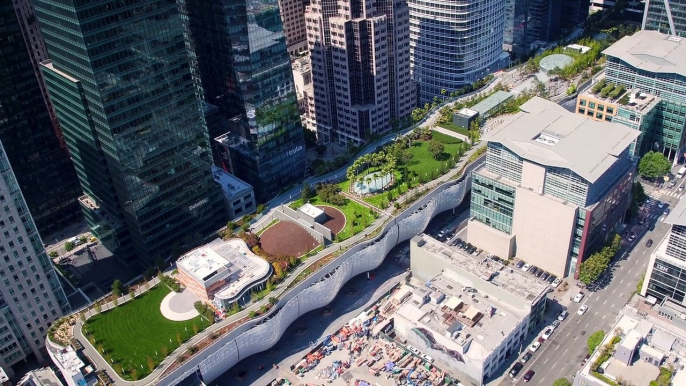 Les images du parc Salesforce Transit Center à San Francisco