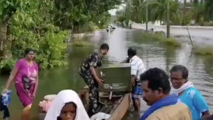 Medical Teams Provide Relief in Flooded Remote Areas of Kerala