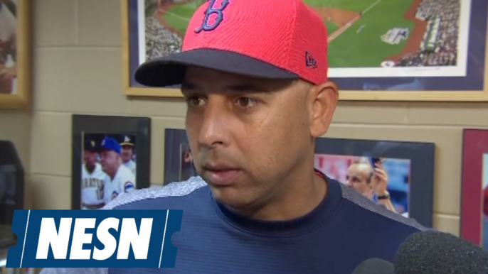 Alex Cora on Mookie Betts' hitting in Red Sox loss