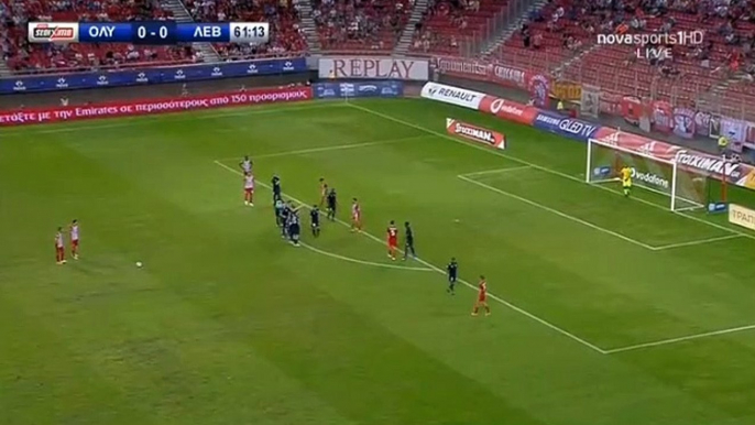 1-0 Lazaros Christodoulopoulos AMAZING GOAL - Olympiakos Piraeus 1-0 Levadiakos 26.08.2018