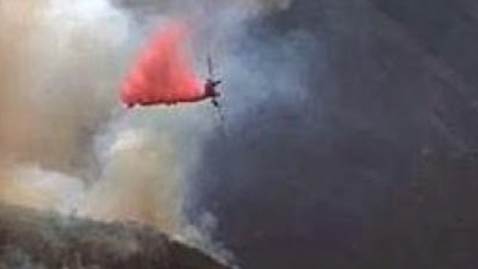 Holy Fire Reignites in California's Orange County