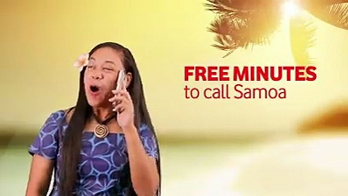 Free Minutes to Call Samoa!Talk for 5 minutes and get the next 20 minutes free on the same Call.Offer applicable to BlueSky Samoa numbers.Start calling toda