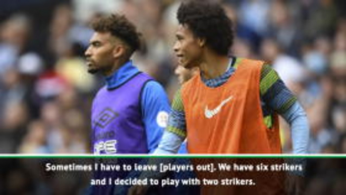 Guardiola explains Sane squad omission