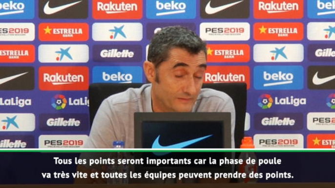 Groupe B - Valverde : "Une poule très relevée en Ligue des Champions"