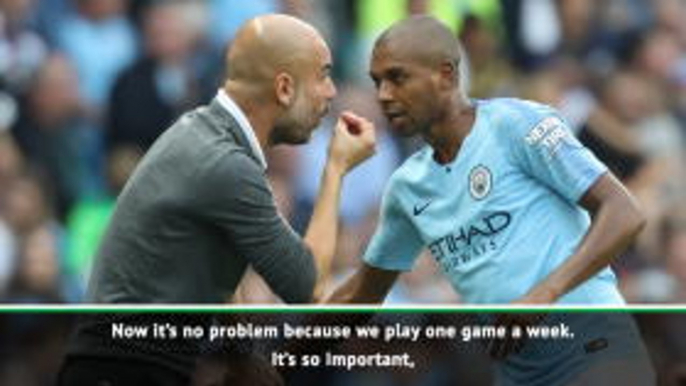 Fernandinho is a 'gift' for Man City - Guardiola