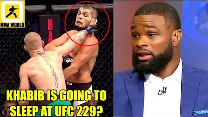 I'm leaning towards Conor McGregor going to sleep Khabib at UFC 229,Tyron Woodley on Till,Lobov