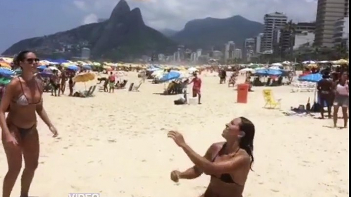 This is possible only on the beaches of Brazil