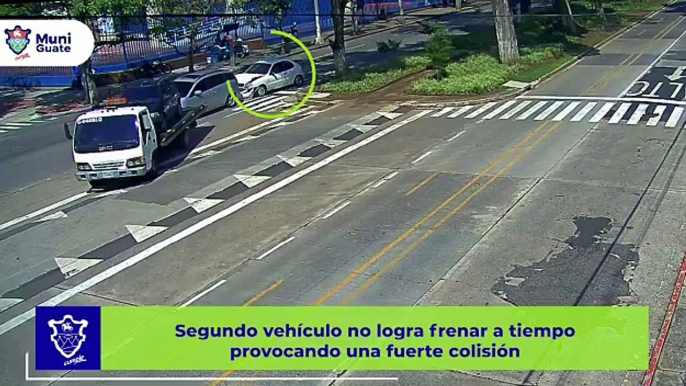 Imprudencias al volante en zona 9 Guatemala