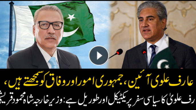 Arif Alvi understands constitution, democratic affairs, federation: foreign minister