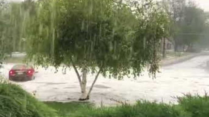 Flash Flooding Swamps Cars in Denver