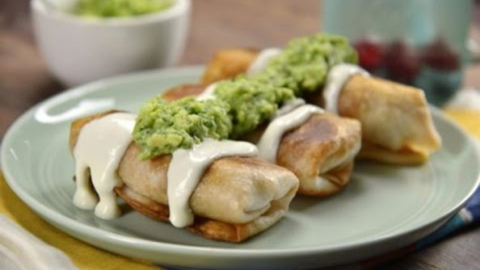 Chimichangas de Camarones al Chipotle