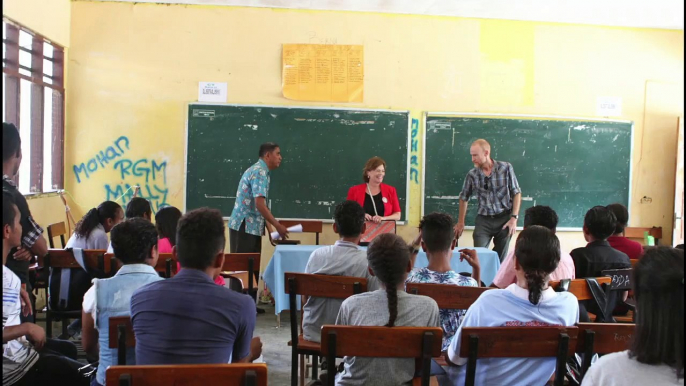 As we celebrate #PiDay on March 14, listen to Ambassador Fitzpatrick speak to students in #TimorLeste about the value of education in science, technology, educa