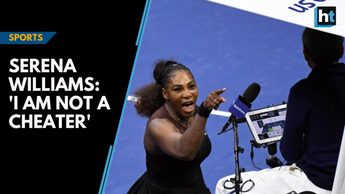 Watch: Serena Williams says, 'I am not a cheater', accuses tennis of sexism