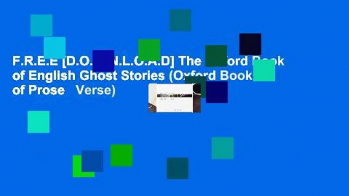 F.R.E.E [D.O.W.N.L.O.A.D] The Oxford Book of English Ghost Stories (Oxford Books of Prose   Verse)