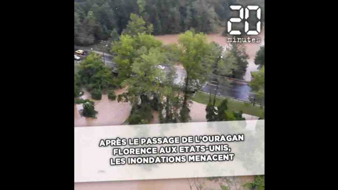 Après le passage de l'ouragan Florence aux Etats-Unis, les inondations menacent