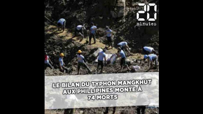 Le bilan du typhon Mangkhut aux Philippines monte à 74 morts