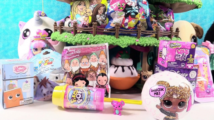 Blind Bag Treehouse #161 Unboxing Squishies Hatchimals Disney Tsum LOL Surprise Toys _ PSToyReviews