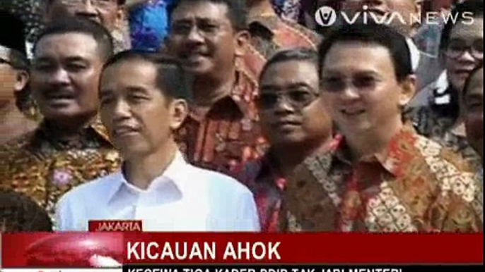 Ahok Kecewa Tiga Politisi PDIP Ini Tak Jadi Menteri