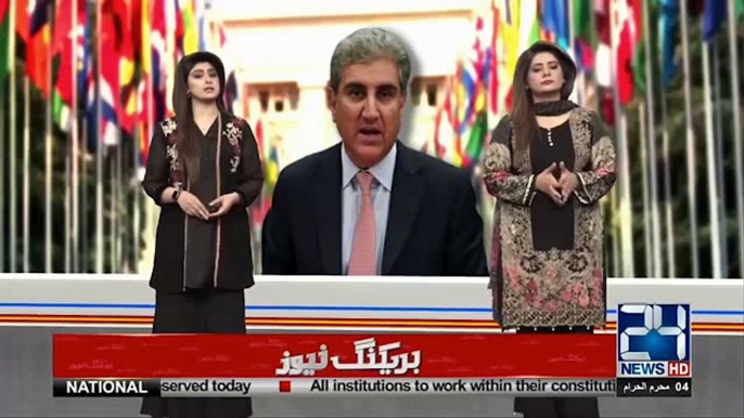 Foreign Minister Shah Mehmood Qureshi flew on a special plane despite austerity claims