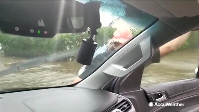 AccuWeather storm chaser Reed Timmer assists Cajun Navy in dozens of water rescues in North Carolina