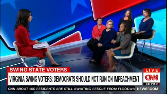 Ana Cabrera & Virginia swing voters: Democrats should not run on impeachment. #@AnaCabrera #News #CNN #DonaldTrump #Virginia