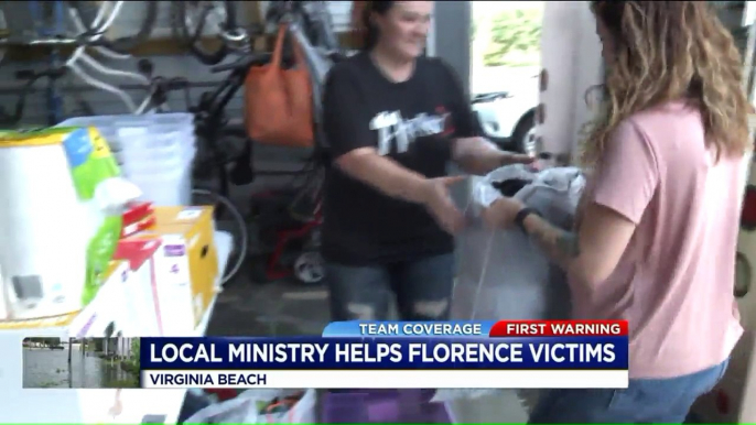 Mobile Homeless Ministry Helps Victims After Florence in North Carolina