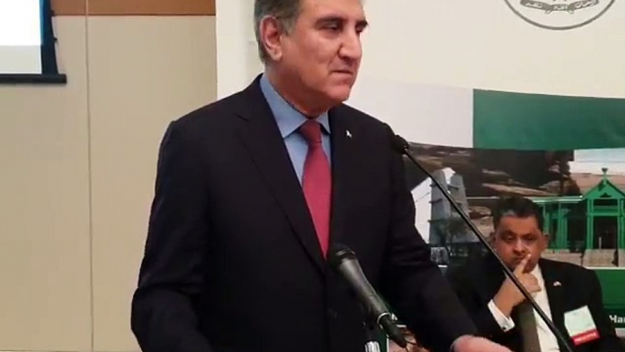 Federal Foreign Minister Shah Mehmood Qureshi's Address to Pakistani Community at Pakistani Embassy, Washington USA