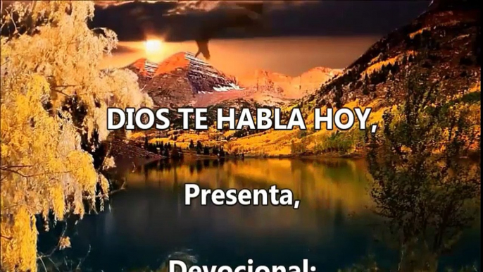 DIOS TE HABLA HOY,Devocional 25 Septiembre,2018