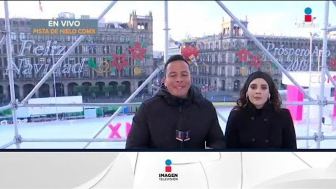 Horarios y atracciones de la pista de hielo en el Zócalo Capitalino | Noticias con Francisco Zea