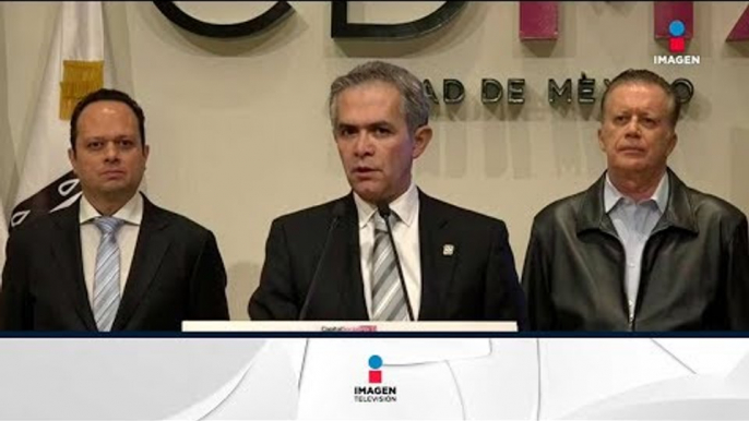 Miguel Ángel Mancera habló sobre las narcomantas que aparecieron en la CDMX