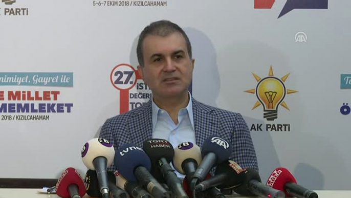 Çelik: "(Suudi Gazeteciden Haber Alınamaması) Türkiye Cumhuriyeti Emin Bir Devlettir"