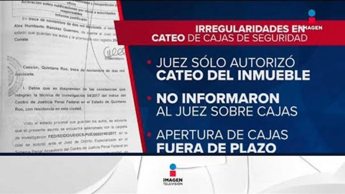 Irregularidades en el aseguramiento de las cajas de seguridad en Cancún | Noticias con Ciro