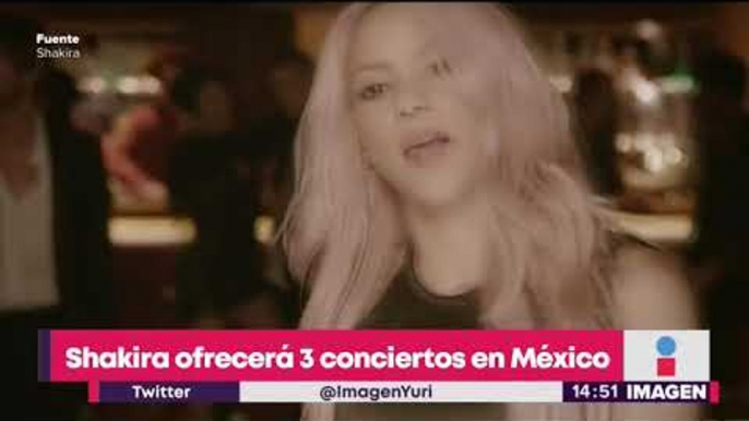 ¡Shakira viene a México y sabemos donde se presentará! | Noticias con Yuriria Sierra