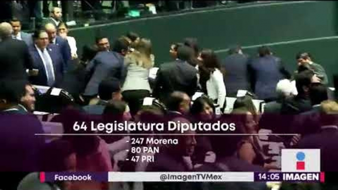 Toman protesta diputados federales, es la 64ta legislatura de México | Noticias con Yuriria Sierra