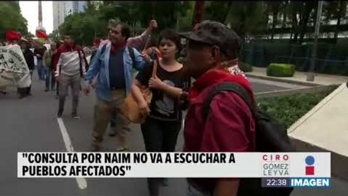 Protestan habitantes de San Salvador Atenco contra el Nuevo Aeropuerto | Noticias con Ciro