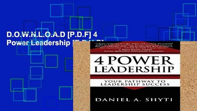 D.O.W.N.L.O.A.D [P.D.F] 4 Power Leadership [E.P.U.B]