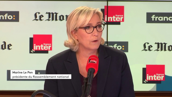 Marine Le Pen sur les dotations publiques de son parti : "Ma volonté est d'inscrire un pourvoi en cassation"