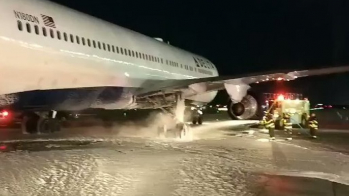 Delta Air Lines Aircraft Aborts Takeoff at JFK Airport After Landing Gear Fire