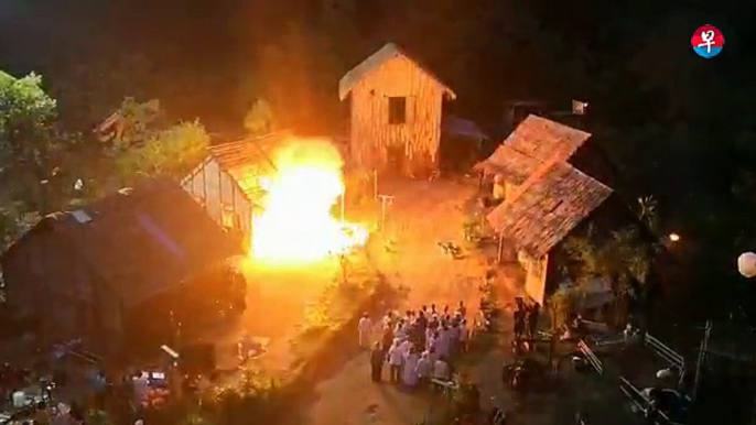 Des acteurs sont brûlés lors d’un tournage