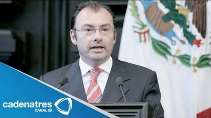 Luis Videgaray comparece y habla de materia económica ante la Cámara de Diputados