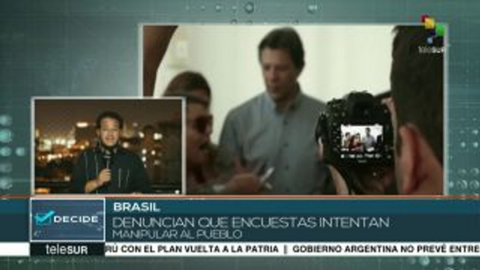 Brasil: encuestas proyectan segunda vuelta entre Bolsonaro y Haddad