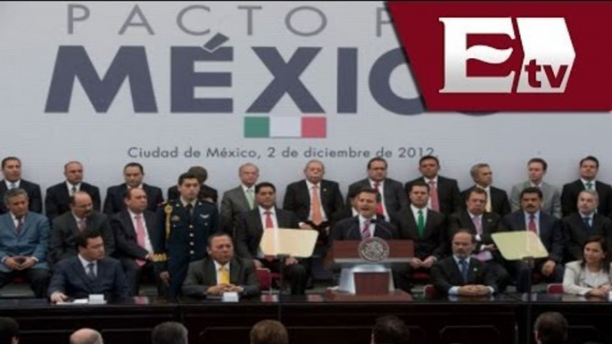 Gustavo Madero asume la presidencia del Pacto por México / Excélsior Informa con Idaly Ferrá